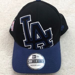 New Era Black and Blue Dodgers Hat Meduim-Large
